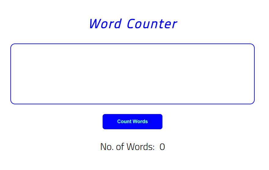 Imagen del proyecto Word Counter